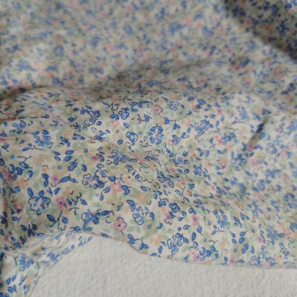 Mable Floral Babydoll Mini Dress Small Puff Sleeve Square Neck Ditsy Print - Picture 11 of 11